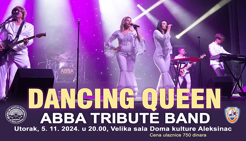 „ABBA REAL TRIBUTE BAND“ GOSTUJE U ALEKSINCU