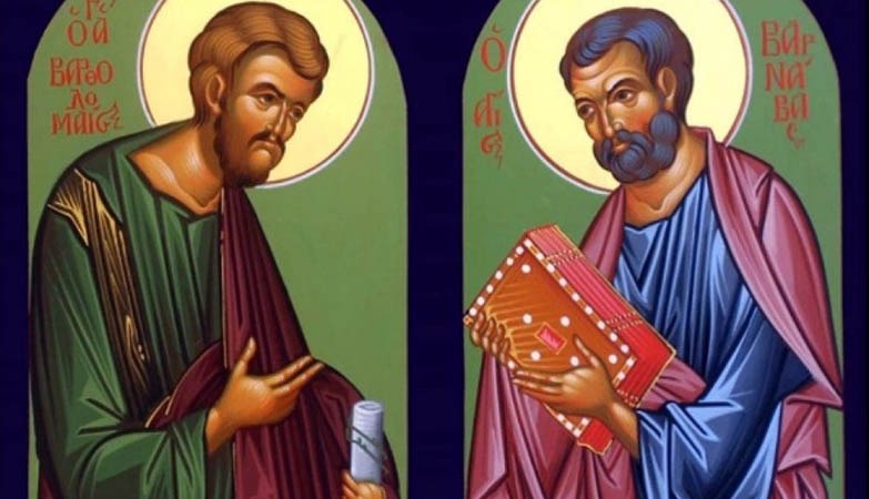 ДАНАС ЈЕ ПРАЗНИК СВЕТИХ АПОСТОЛА ВАРТОЛОМЕЈА И ВАРНАВЕ