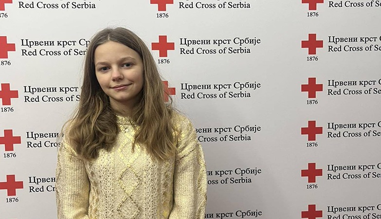 ЛЕНКА АДАМОВИЋ ОСВОЈИЛА ТРЕЋЕ МЕСТО НА РЕПУБЛИЧКОМ КОНКУРСУ „КРВ ЖИВОТ ЗНАЧИ“